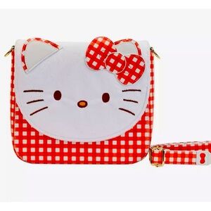 Loungefly Sanrio Hello Kitty Gingham Crossbody Bag